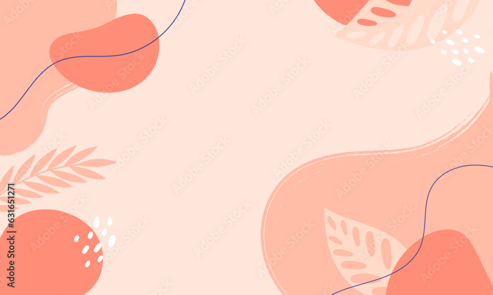 Hand drawn flat design abstract doodle background Hand drawn flat design abstract doodle background