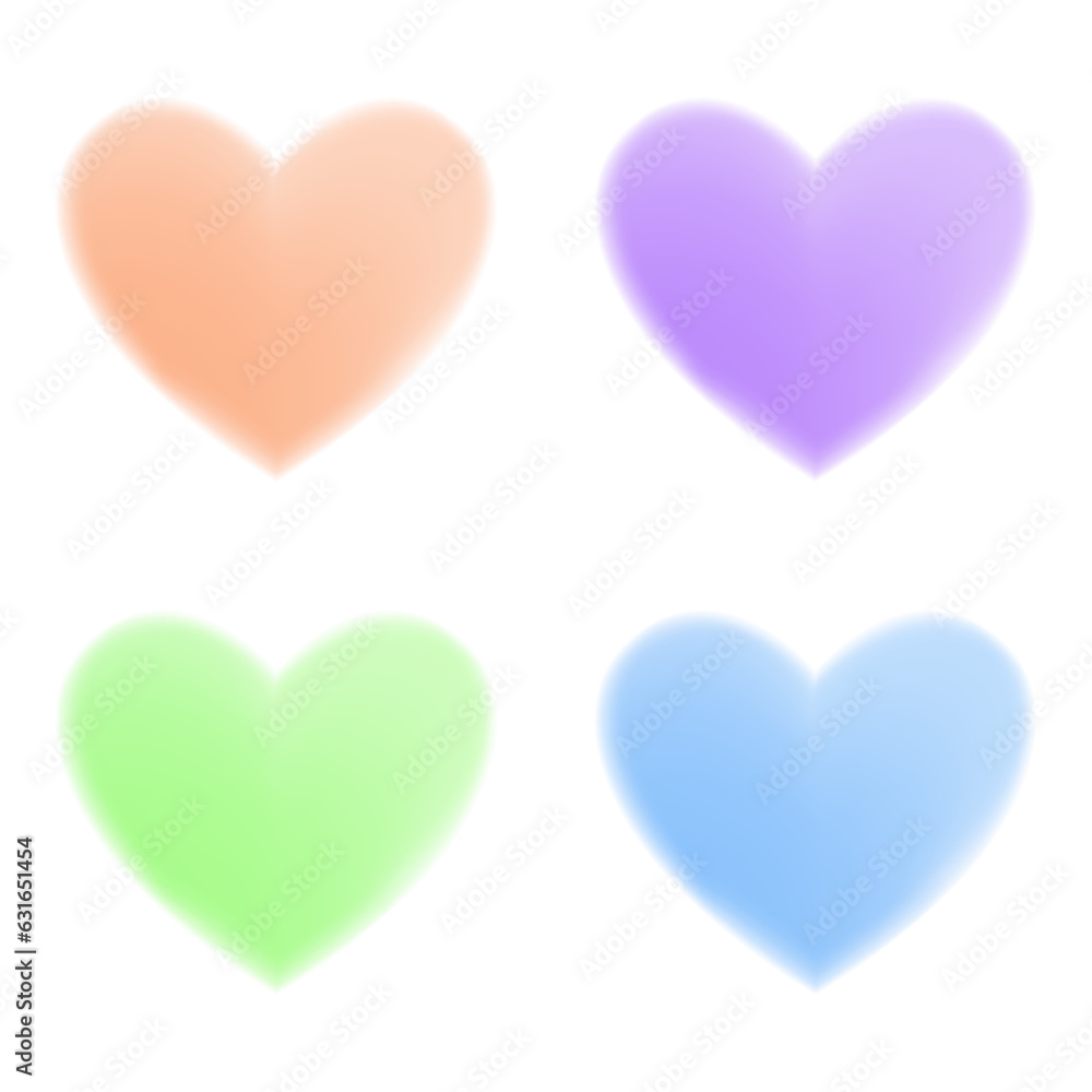 Vector pink heart vector icon isolated on the white background