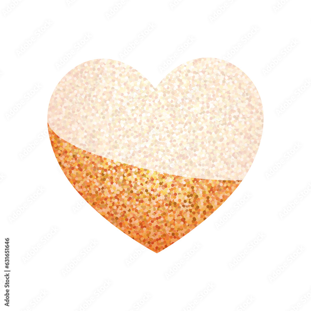 Vector gold sparkles heart on white background. abstract luxury glow golden heart. Vector gold sparkles heart on white background. abstract luxury glow golden heart.