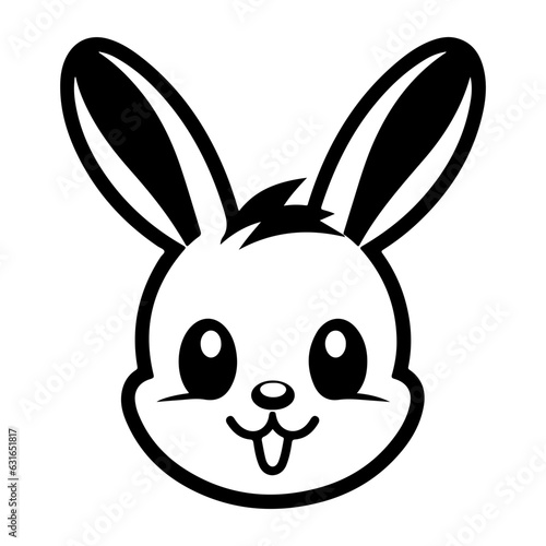 rabbit vector illustration logo