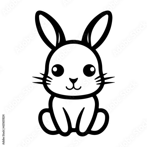 rabbit vector illustration logo