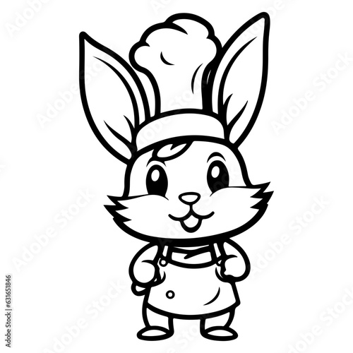 rabbit vector illustration logo