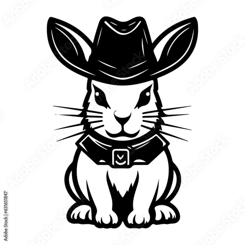 rabbit vector illustration logo