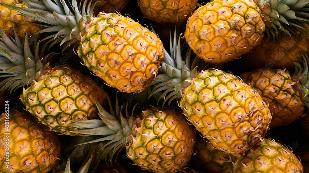 tasty arrangement of pineapple slices tasty arrangement of pineapple slices