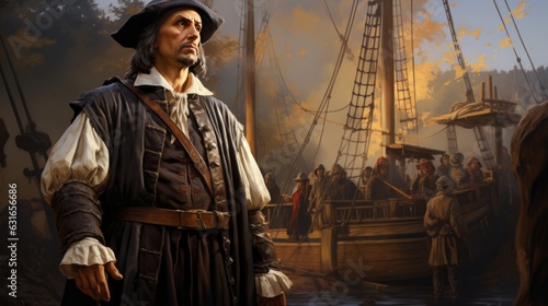 Columbus Day Celebrate the anniversary of Christopher Columbus's arrival in America October 14 Generative AI