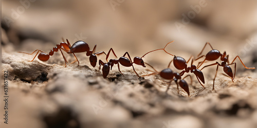 group of ants