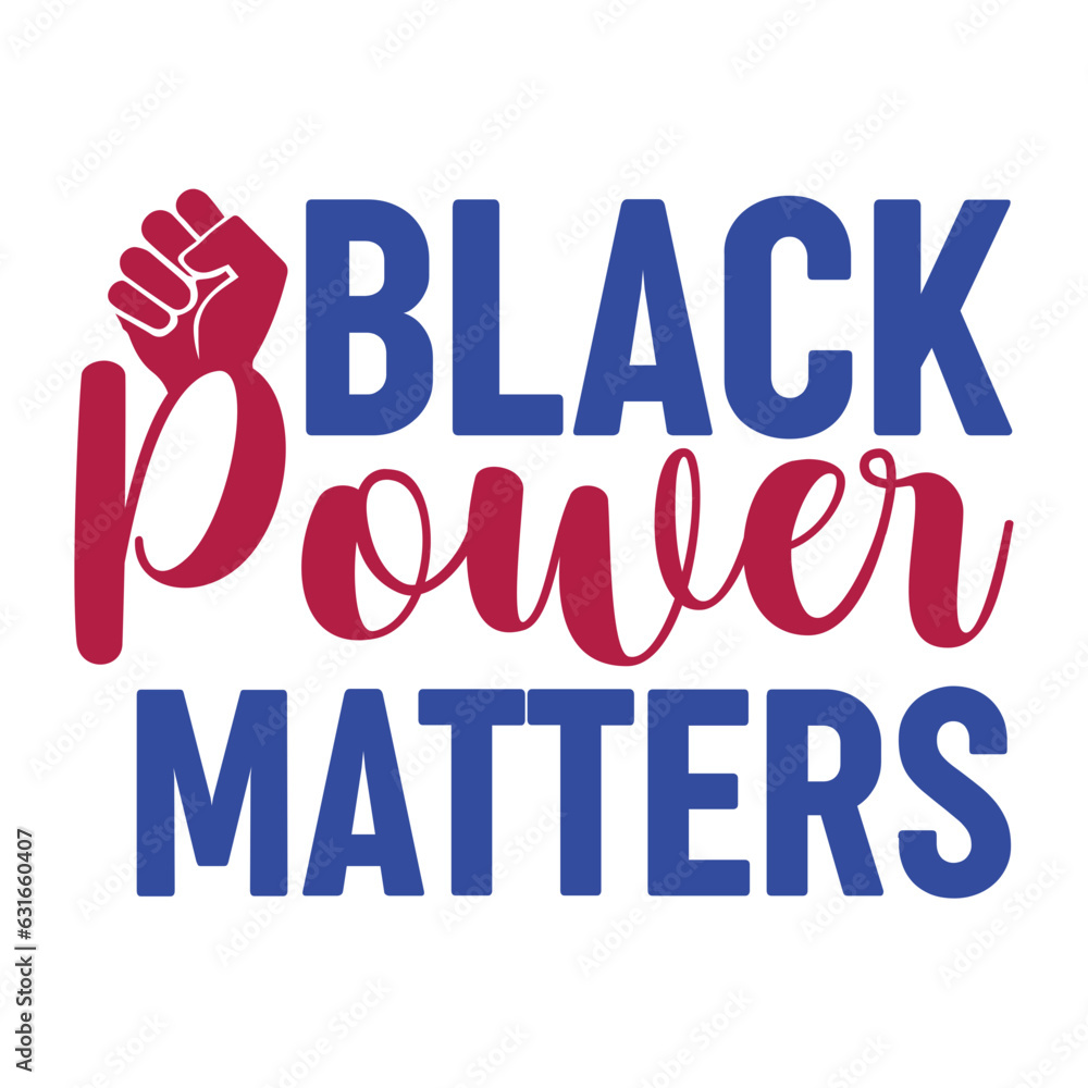 Black Power Matter Svg