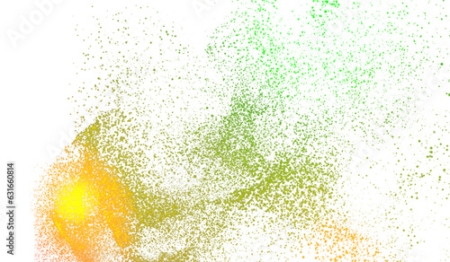 Burning multicolored sparks rise from fire ,Fire Particles