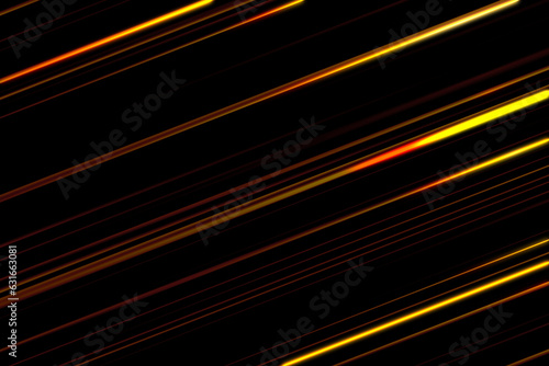 speed line orange-red color on black background for anime