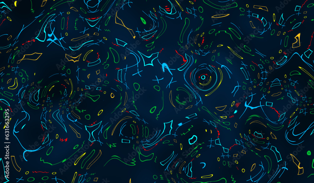 Fototapeta premium Twisted multicolor gradient liquid blur abstract backgrounds