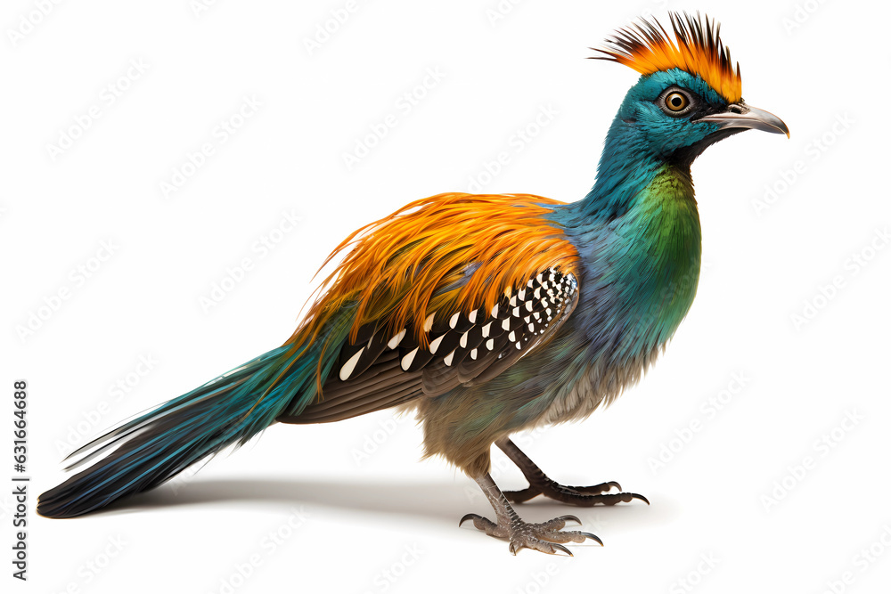 Himalayan Monal white background