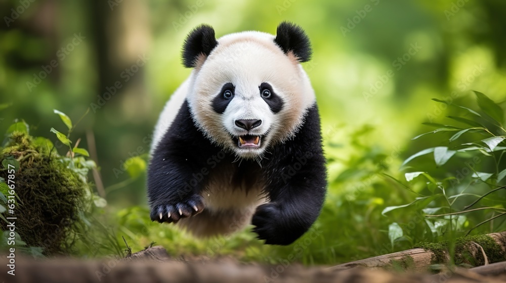 Unique Charm: Adorable Pandas