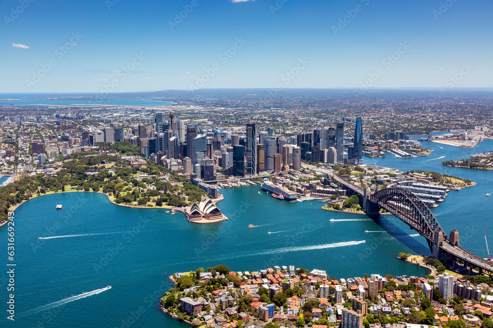 Fototapeta premium Aerial view of Sydney, Australia
