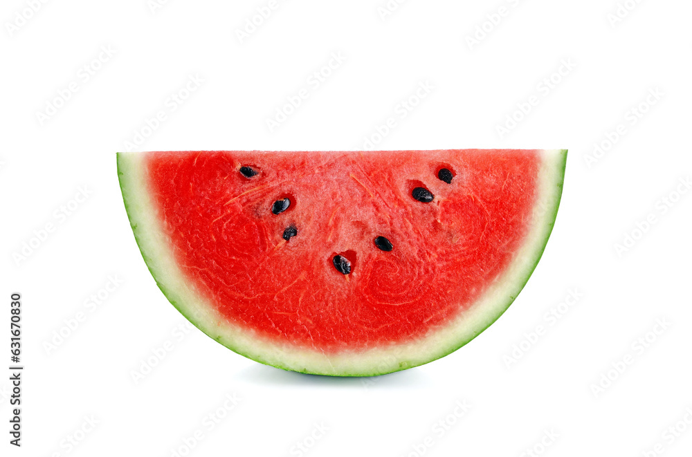 Slices of watermelon on white background Slices of watermelon on white background