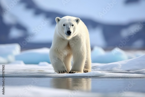 Polar bear of Spitzbergen Ursus maritimus photo