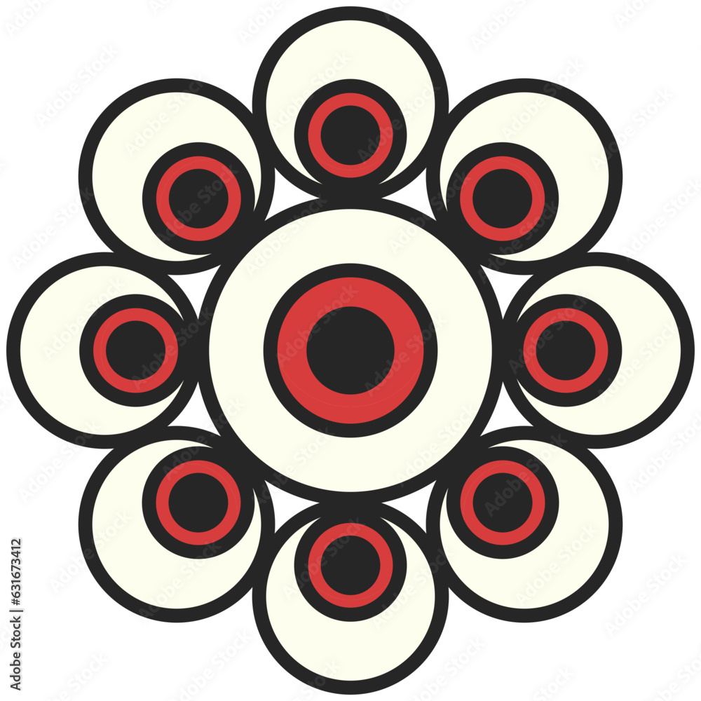 Retro Sticker Psychedelic Retro Sticker Psychedelic