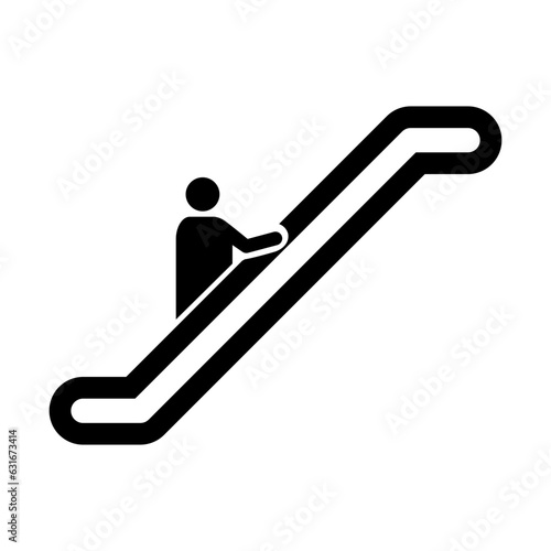 escalator vector icon