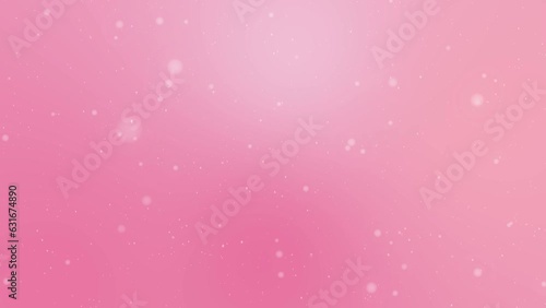Wallpaper Mural Fluffy dancing particles. Pink background. Torontodigital.ca