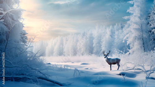 Winter landscape, ai generated © Outlander1746