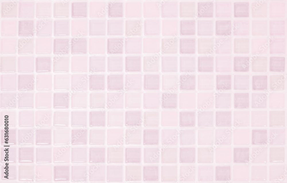 Pink tile wall chequered background bathroom floor texture. Ceramic wall and floor tiles mosaic background in bathroom. Design geometric mosaic texture for the decoration Simple seamless pattern. Pink tile wall chequered background bathroom floor texture. Ceramic wall and floor tiles mosaic background in bathroom. Design geometric mosaic texture for the decoration Simple seamless pattern.