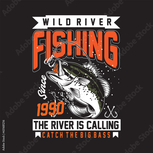 Fishing T shirt design