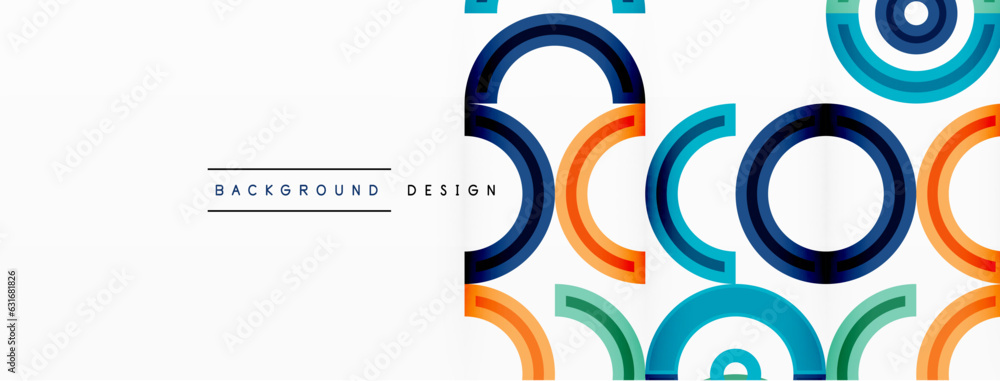 Circles are arranged in a grid pattern abstract background and feature a range of different colors, including shades of various colors. Template for wallpaper, banner, presentation, background Circles are arranged in a grid pattern abstract background and feature a range of different colors, including shades of various colors. Template for wallpaper, banner, presentation, background