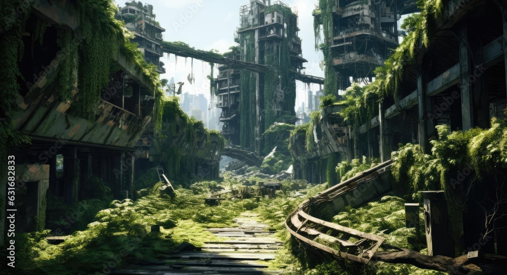 The abandoned city