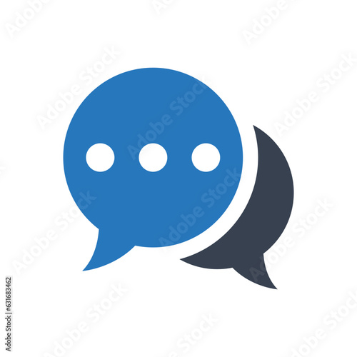 Messages chat conversation vector icon