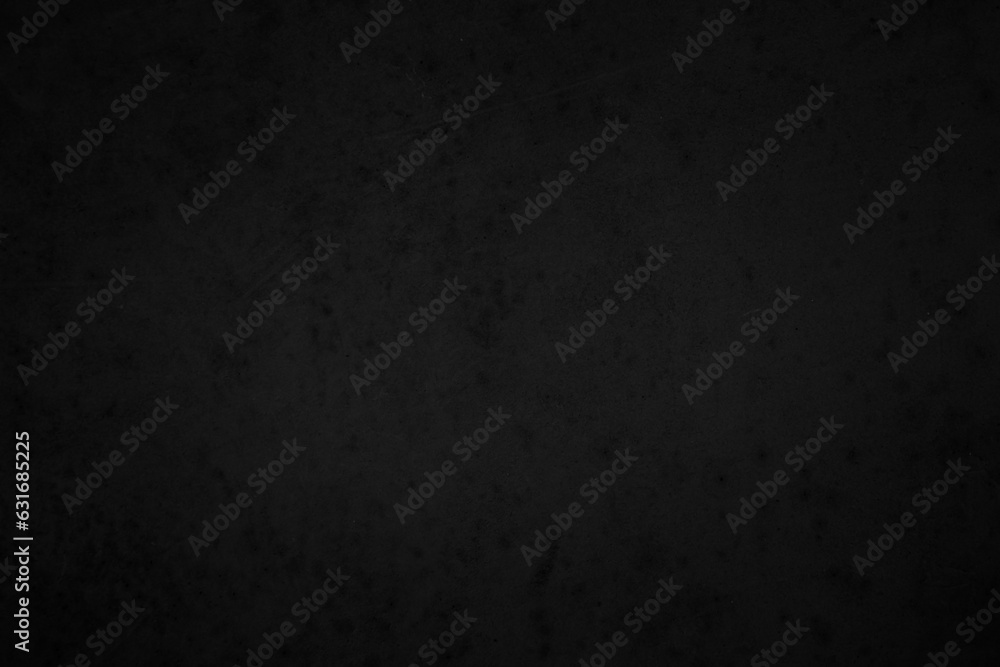 Obraz premium Black dark concrete wall background. Pattern board cement texture grunge dirty scratched for show anthracite promote product urban floor and abstract paper design element decor. Blackboard blank.