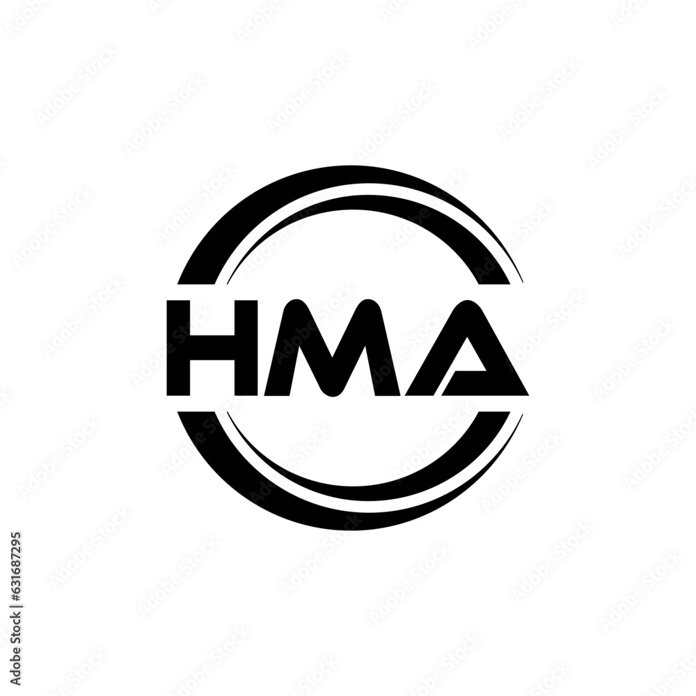 HMA letter logo design with white background in illustrator, vector logo modern alphabet font overlap style. calligraphy designs for logo, Poster, Invitation, etc. HMA letter logo design with white background in illustrator, vector logo modern alphabet font overlap style. calligraphy designs for logo, Poster, Invitation, etc.