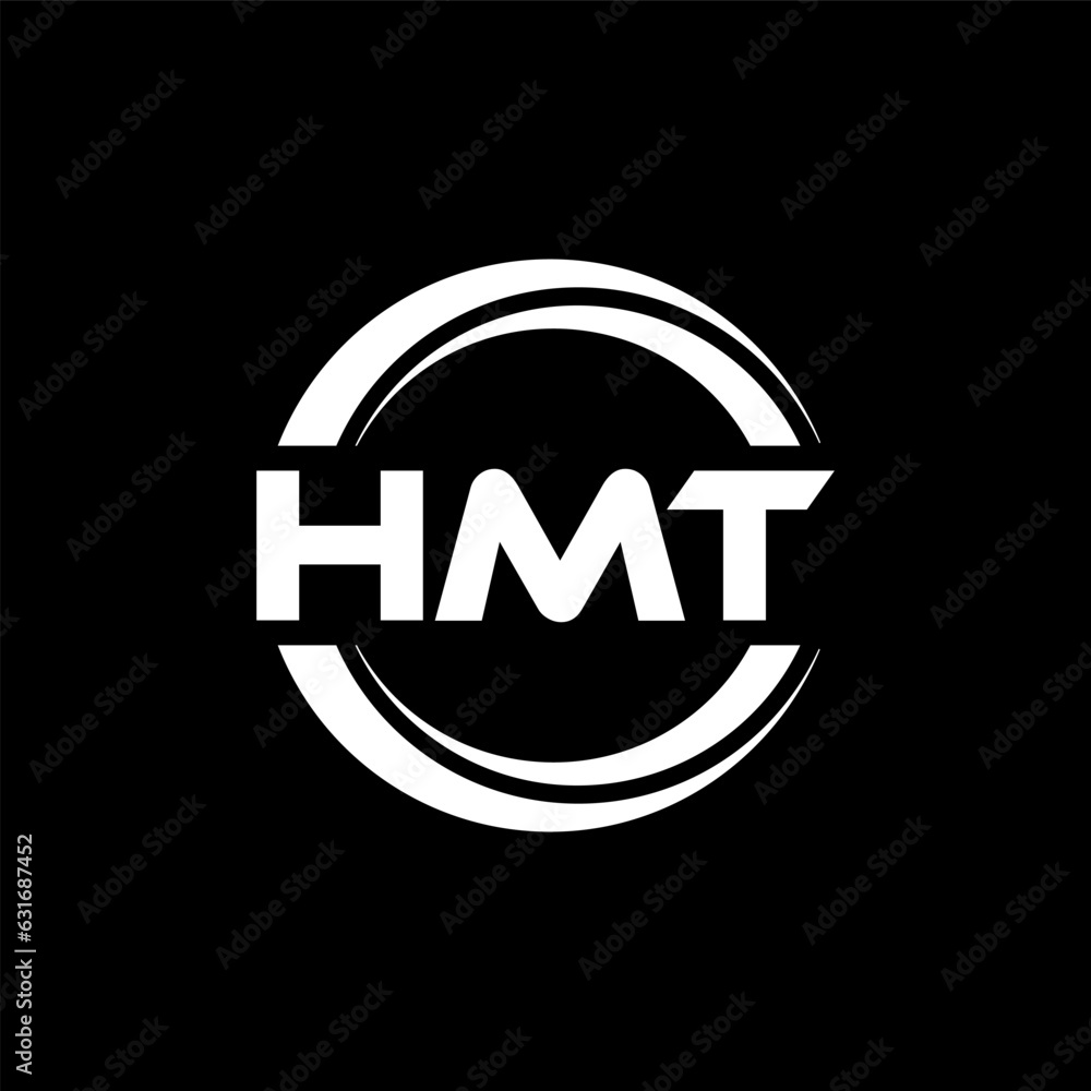 HMT letter logo design with black background in illustrator, vector logo modern alphabet font overlap style. calligraphy designs for logo, Poster, Invitation, etc. HMT letter logo design with black background in illustrator, vector logo modern alphabet font overlap style. calligraphy designs for logo, Poster, Invitation, etc.