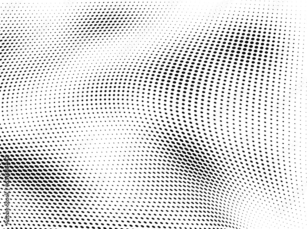 Background of black dots on white. Abstract halftone texture Background of black dots on white. Abstract halftone texture
