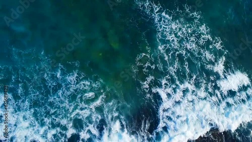 Wallpaper Mural Ocean Blue Water And Wave Footage Torontodigital.ca