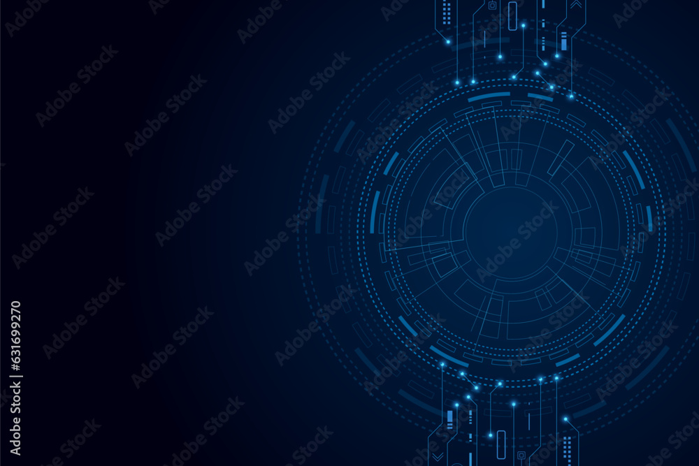 Sci fi futuristic user interface, HUD, Technology abstract background , Vector illustration.
Sci fi futuristic user interface, HUD, Technology abstract background , Vector illustration.