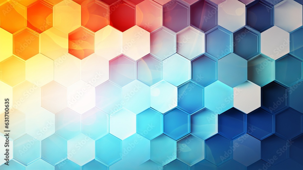 Abstract geometric hexagons shape medicine and science concept background generative ai Abstract geometric hexagons shape medicine and science concept background generative ai