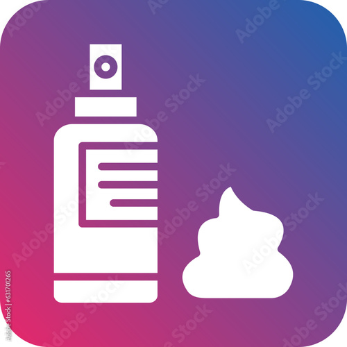 Vector Design Barber Foam Icon Style
