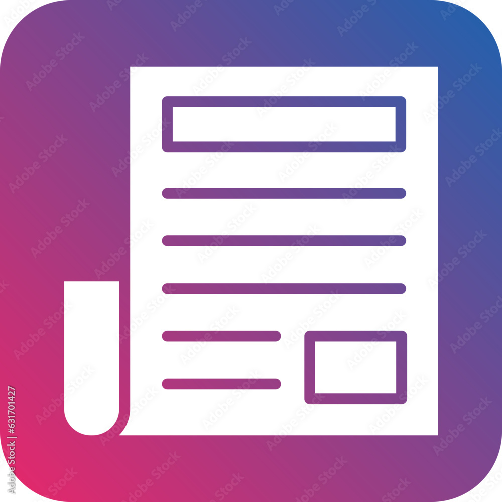 Vector Design Newspaper Icon Style Vector Design Newspaper Icon Style