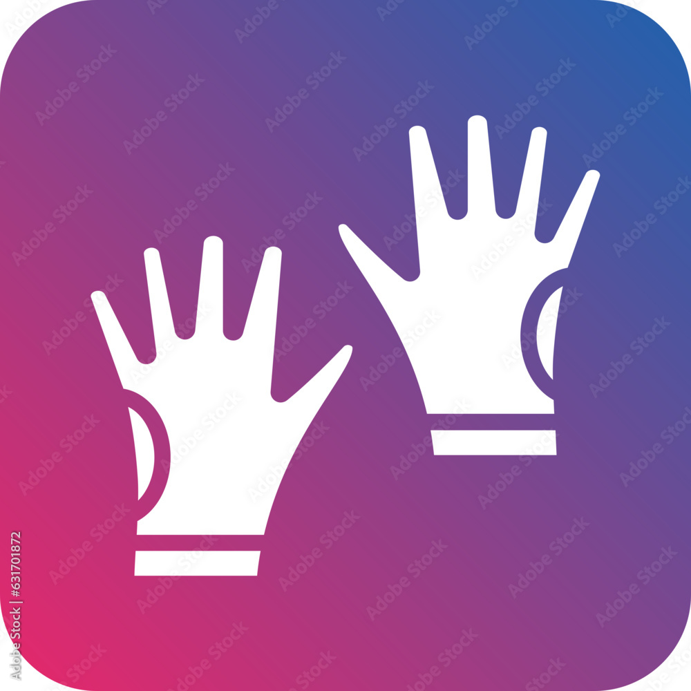 Vector Design Hand Gloves Icon Style Vector Design Hand Gloves Icon Style