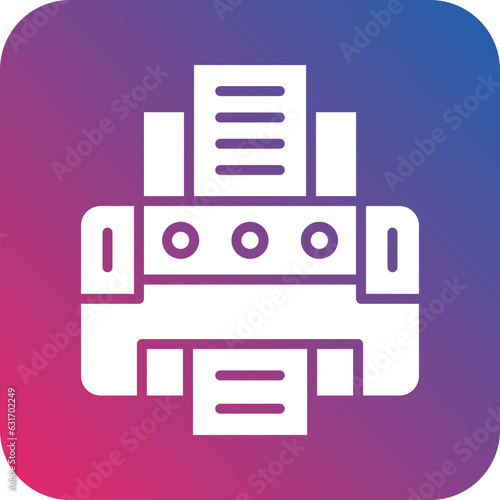Vector Design Engineering Printer Icon Style