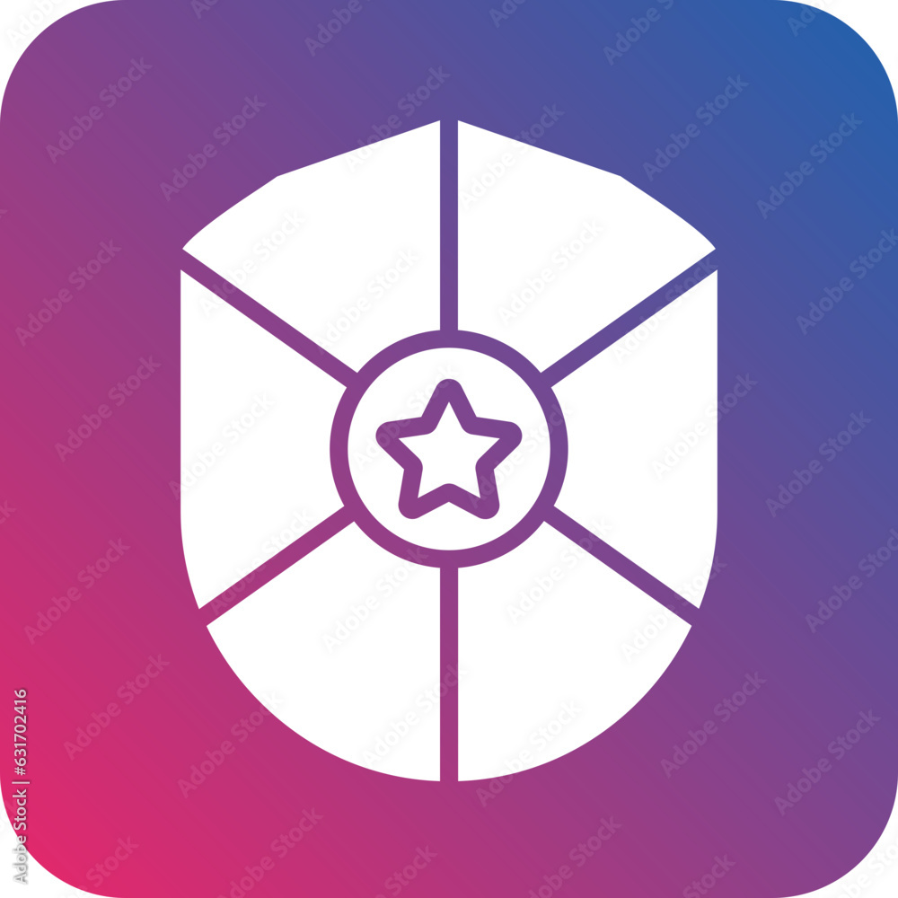 Vector Design Police Shield Icon Style Vector Design Police Shield Icon Style