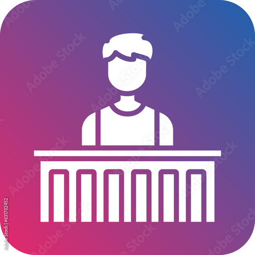 Vector Design Witness Icon Style