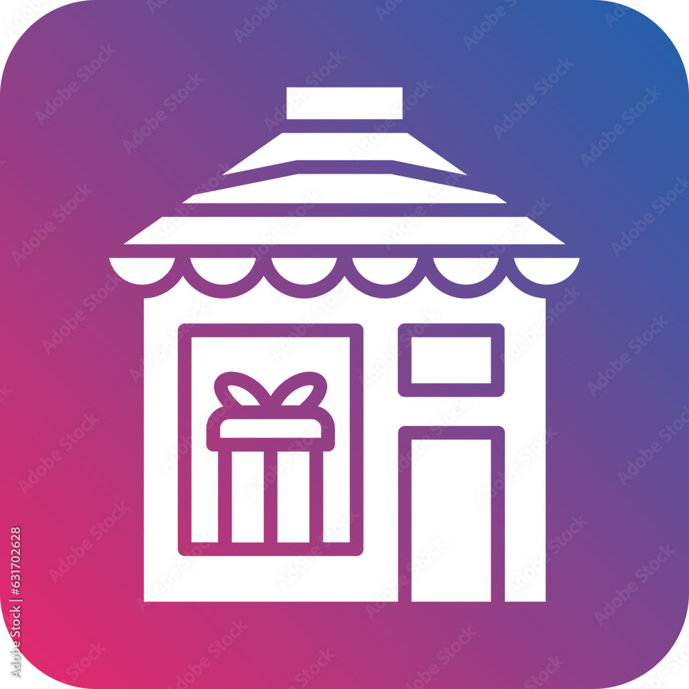 Vector Design Souvenir Shop Icon Style Vector Design Souvenir Shop Icon Style