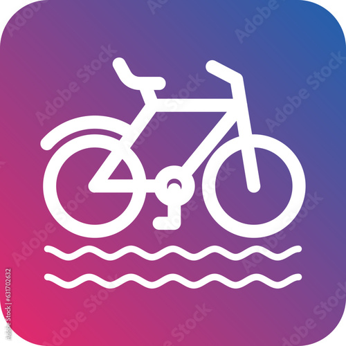Vector Design Water Tricycle Icon Style