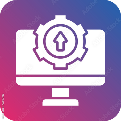 Vector Design Upgrade Desktop Icon Style