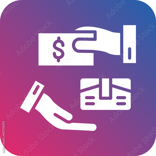 Vector Design Pay Upon Delivery Icon Style