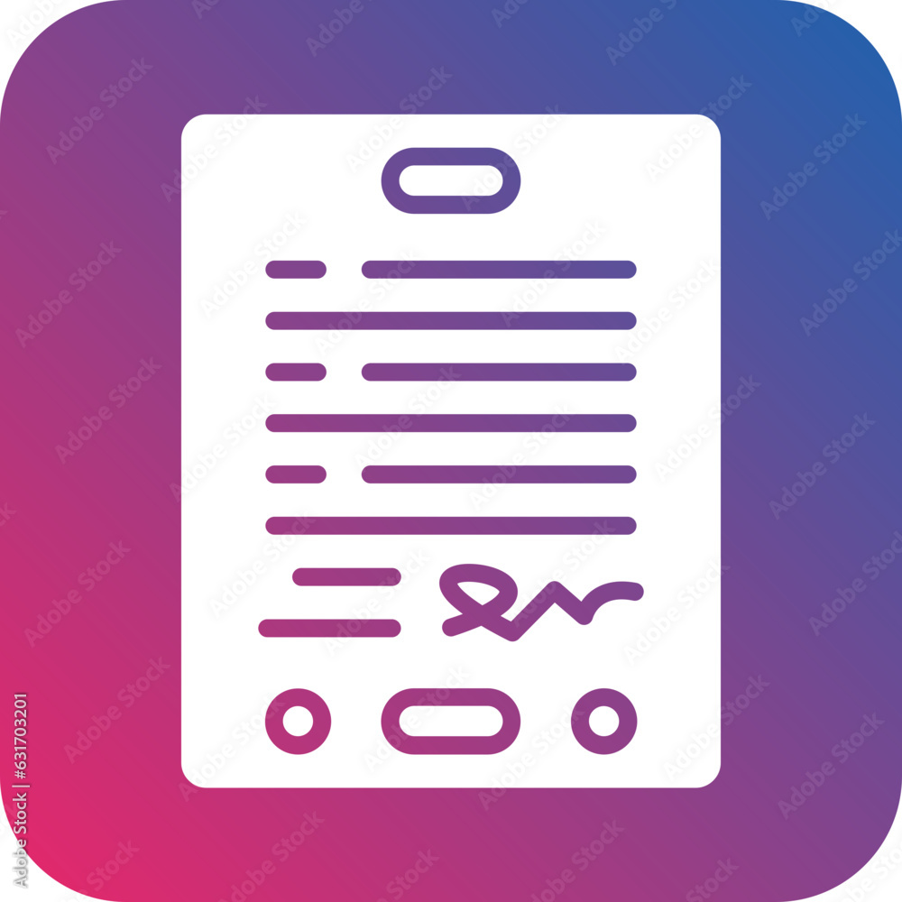 Vector Design Digital Contract Icon Style Vector Design Digital Contract Icon Style