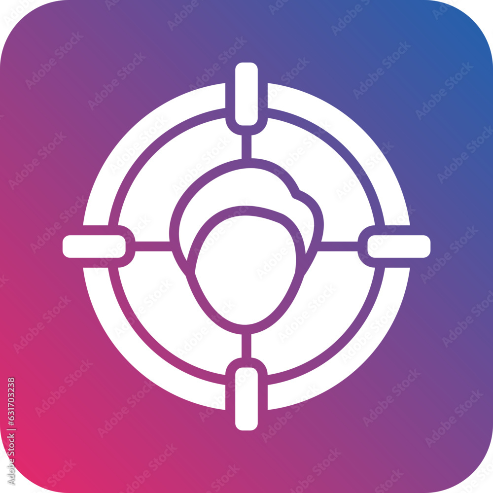 Vector Design Headhunting Icon Style Vector Design Headhunting Icon Style