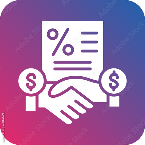 Vector Design Down Payment Icon Style