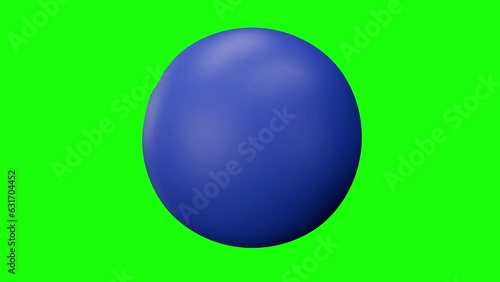 Loop Bowling ball 4k chromakey