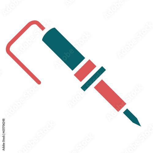 Vector Design Soldering Iron Icon Style